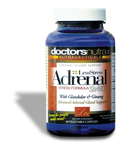 <strong>Adrenal 240 Less Stress Formula, </strong><br>Helps Support Healthy Adrenal Glands!