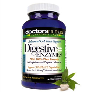<strong>GI-Digestive Enzymes G-I Ezze-24 Complete!</strong><br><i>With Herbs and Enzymes for Optimal Digestive Support</i><br>60 Count Size