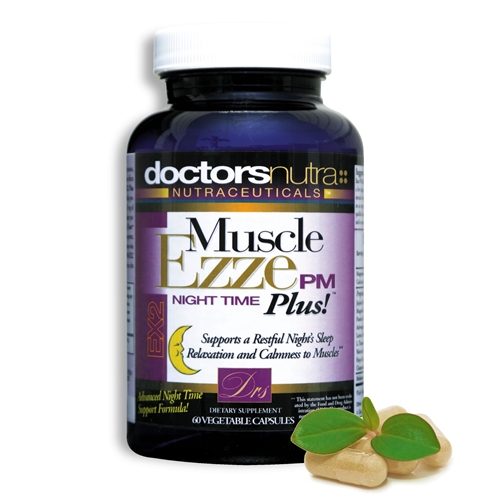 <strong>Muscle Ezze PM PLUS Natural Night Time Sleep Aid</strong><br><i>Muscle Relaxation Support Formula!</i>