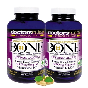 <strong>Osteo Bone Complex 400 MCHC!</strong><br>Now with Vitamin K1 & K2<br><i>2:1 MCHC Calcium to Magnesium Ratio!</i> (PACK OF 2)